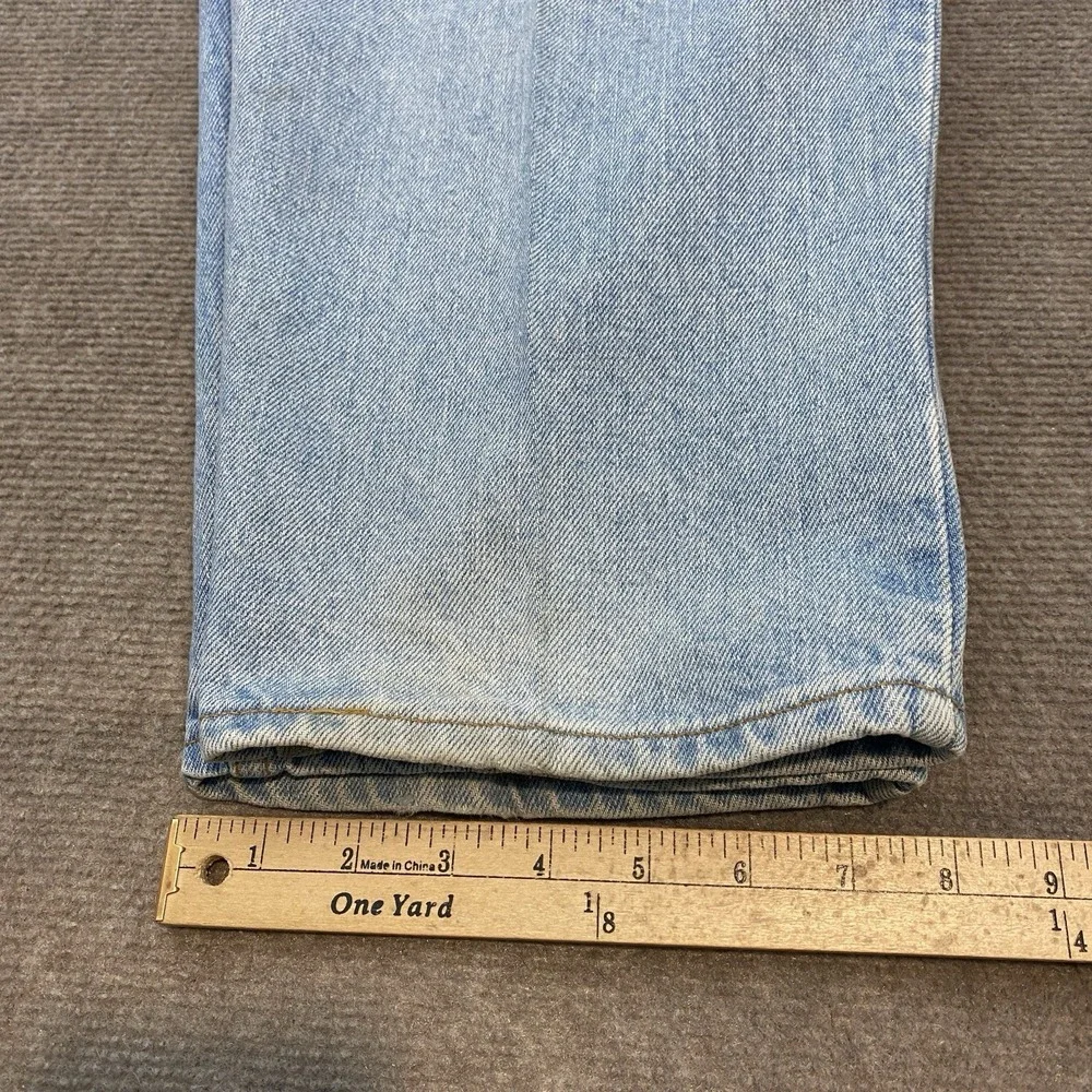 vtg Levi's 550 Jeans Mens 42 Fits 40x30 Y2K Baggy Blue Distressed‎ USA Made